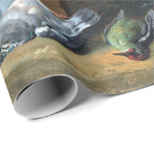 Jean-Baptiste Oudry Dog Guarding Dead Game Cadeaupapier (Rol Hoek)