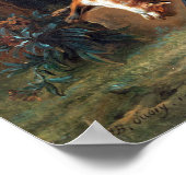 Jean-Baptiste Oudry Dog Guarding Dead Game Poster (Hoek)