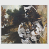 Jean-Baptiste Oudry The Hallali of the Wolf Cadeaupapier (Vlak)