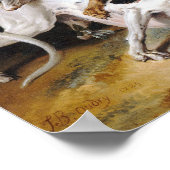 Jean-Baptiste Oudry The Hallali of the Wolf Poster (Hoek)