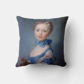 Jean-Baptiste Perronneau: Meisje met Kitten Kussen (Achterkant)