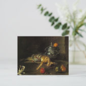 Jean-Baptiste-Simeon Chardin- The Silver Tureen Briefkaart (Staand voorkant)