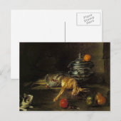 Jean-Baptiste-Simeon Chardin- The Silver Tureen Briefkaart (Voorkant / Achterkant)