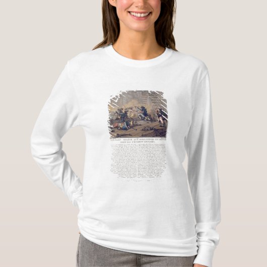 Jean Bart (1651-1702), Franse marinecommandant tak T-shirt (Voorkant)