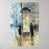 Jean Béraud Parisian Street Scene Poster (Voorkant)
