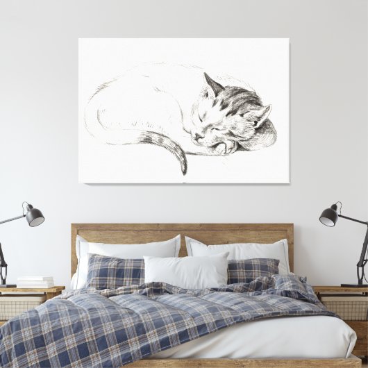 Jean Bernard art Canvas Afdruk (Insitu (Slaapkamer))