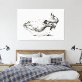 Jean Bernard kunstschilderen Canvas Afdruk (Insitu (Slaapkamer))