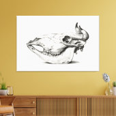 Jean Bernard kunstschilderen Canvas Afdruk (Insitu (Woonkamer))