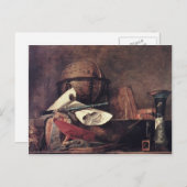 Jean Chardin- The Attributes of the Sciences Briefkaart (Voorkant / Achterkant)