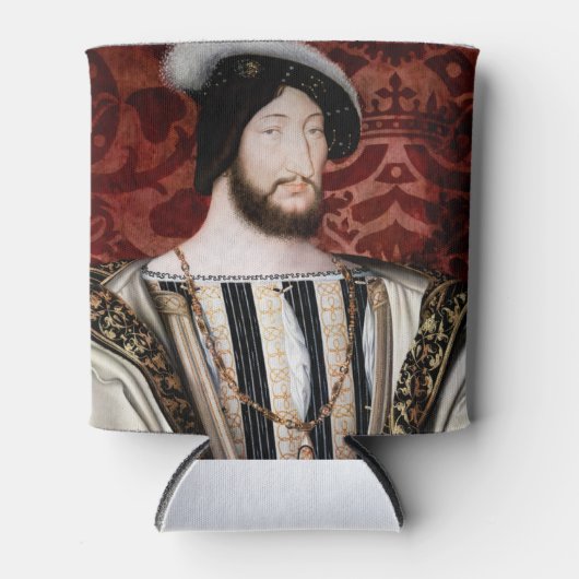 Jean Clouet - Francois I, koning van Frankrijk Blikjeskoeler (Voorkant)