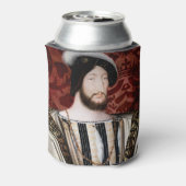 Jean Clouet - Francois I, koning van Frankrijk Blikjeskoeler (Blikje Achterkant)