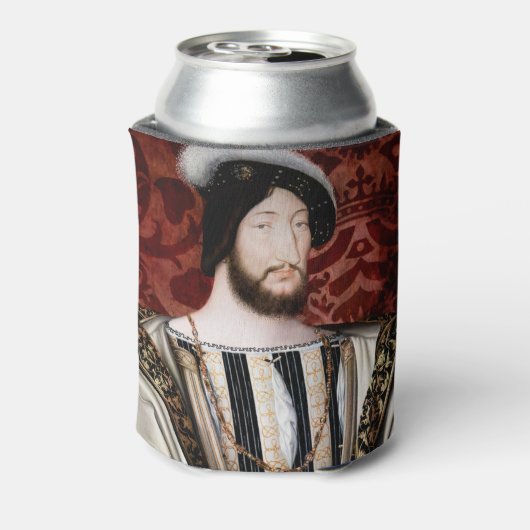 Jean Clouet - Francois I, koning van Frankrijk Blikjeskoeler (Blikje Achterkant)