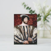 Jean Clouet - Francois I, koning van Frankrijk Briefkaart (Staand voorkant)