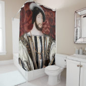 Jean Clouet - Francois I, koning van Frankrijk Douchegordijn (In situ)