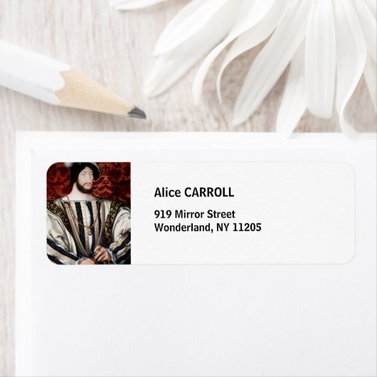 Jean Clouet - Francois I, koning van Frankrijk Etiket (Insitu)