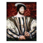 Jean Clouet - Francois I, koning van Frankrijk Foto Afdruk (Voorkant)