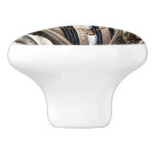 Jean Clouet - Francois I, koning van Frankrijk Keramische Knop (Zijkant)