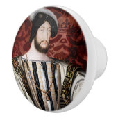 Jean Clouet - Francois I, koning van Frankrijk Keramische Knop (Rechts)