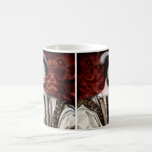 Jean Clouet - Francois I, koning van Frankrijk Koffiemok (Center)