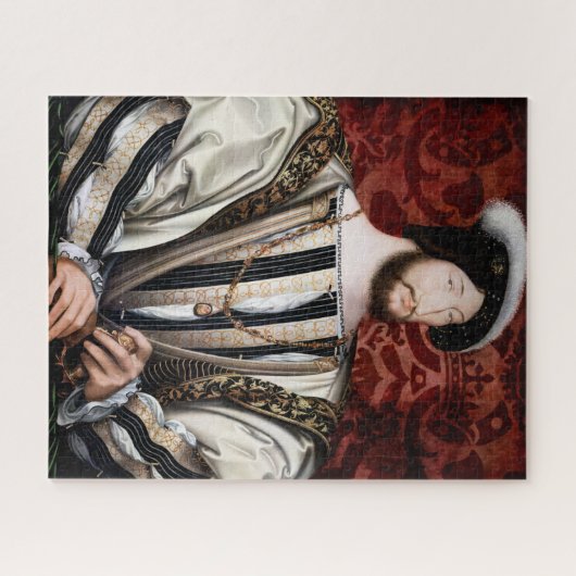 Jean Clouet - Francois I, koning van Frankrijk Legpuzzel (Horizontaal)