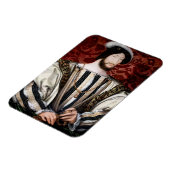 Jean Clouet - Francois I, koning van Frankrijk Magneet (Linkerzijde)