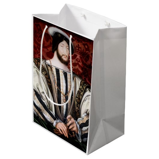 Jean Clouet - Francois I, koning van Frankrijk Medium Cadeauzakje (Achterkant Gekanteld)