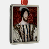 Jean Clouet - Francois I, koning van Frankrijk Metalen Ornament (Rechts)