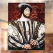 Jean Clouet - Francois I, koning van Frankrijk Raamsticker (Vel 2)