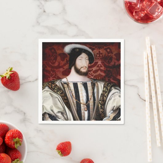 Jean Clouet - Francois I, koning van Frankrijk Servet (Insitu)