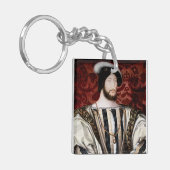 Jean Clouet - Francois I, koning van Frankrijk Sleutelhanger (Voorkant Links)