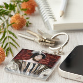 Jean Clouet - Francois I, koning van Frankrijk Sleutelhanger (Voorkant Rechts)