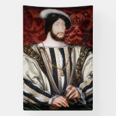 Jean Clouet - Francois I, koning van Frankrijk Spandoek (Verticaal)