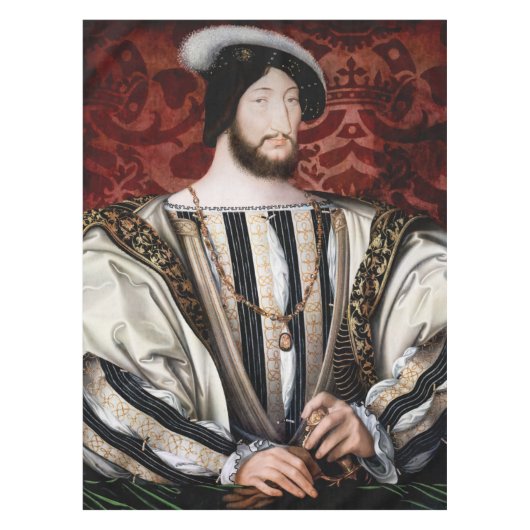 Jean Clouet - Francois I, koning van Frankrijk Tafelkleed (Voorkant)