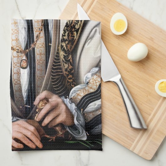 Jean Clouet - Francois I, koning van Frankrijk Theedoek (Quarter Fold)