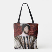 Jean Clouet - Francois I, koning van Frankrijk Tote Bag (Achterkant)