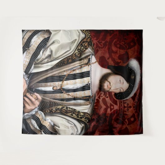 Jean Clouet - Francois I, koning van Frankrijk Wandkleed (Voorkant (horizontaal))