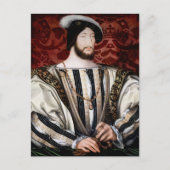 Jean Clouet - Frans I, Koning van Frankrijk Briefkaart (Voorkant)