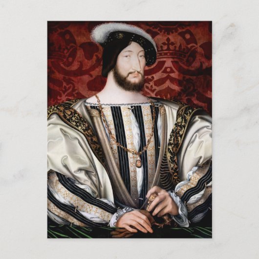 Jean Clouet - Frans I, Koning van Frankrijk Briefkaart (Voorkant)