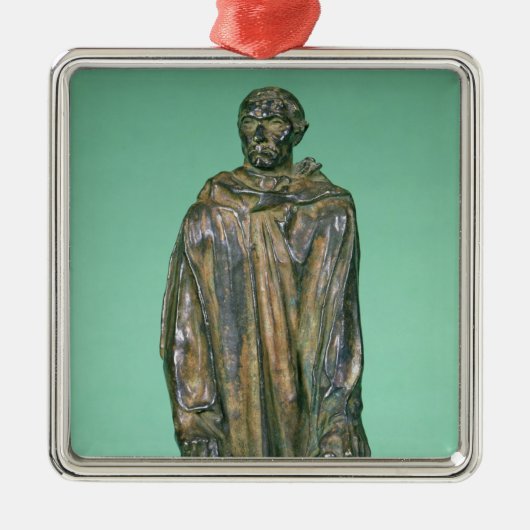 Jean d'Aire, van de Burghers van Calais (bronzen) Metalen Ornament (Voorkant)