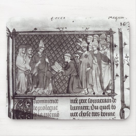 Jean d'Antioch voor Martin IV Muismat (Voorkant)
