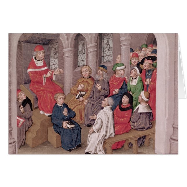 Jean de Gerson predikt de passie (Voorkant Horizontaal)