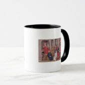 Jean de Gerson predikt de passie Mok (Voorkant rechts)