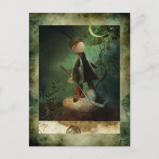 Jean de la Lune Briefkaart (Voorkant)