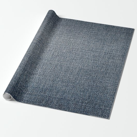 Jean Denim Cloth Style 42 Verpakkingspapier Cadeaupapier (Uitgerold)