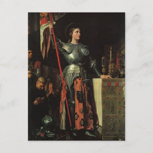 Jean Dominique Ingres- Joan of Arc Briefkaart