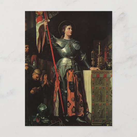 Jean Dominique Ingres- Joan of Arc Briefkaart (Voorkant)
