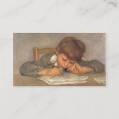 Jean Drawing by Pierre Auguste Renoir Visitekaartje (Achterkant)