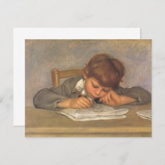 Jean Drawing by Pierre Renoir, Fine Art (Voorkant / Achterkant)