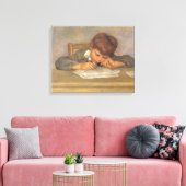 Jean Drawing by Pierre Renoir,  Fine Art Canvas Afdruk (Insitu (Woonkamer))