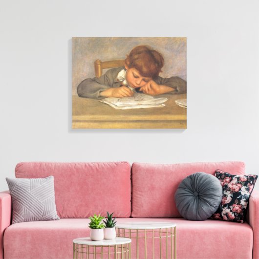 Jean Drawing by Pierre Renoir,  Fine Art Canvas Afdruk (Insitu (Woonkamer))